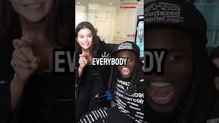 Selena Gomez Pops Out To Kais Stream