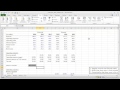 Financial Modeling Quick Lesson: OFFSET / MATCH and Data Validation (Part 1)