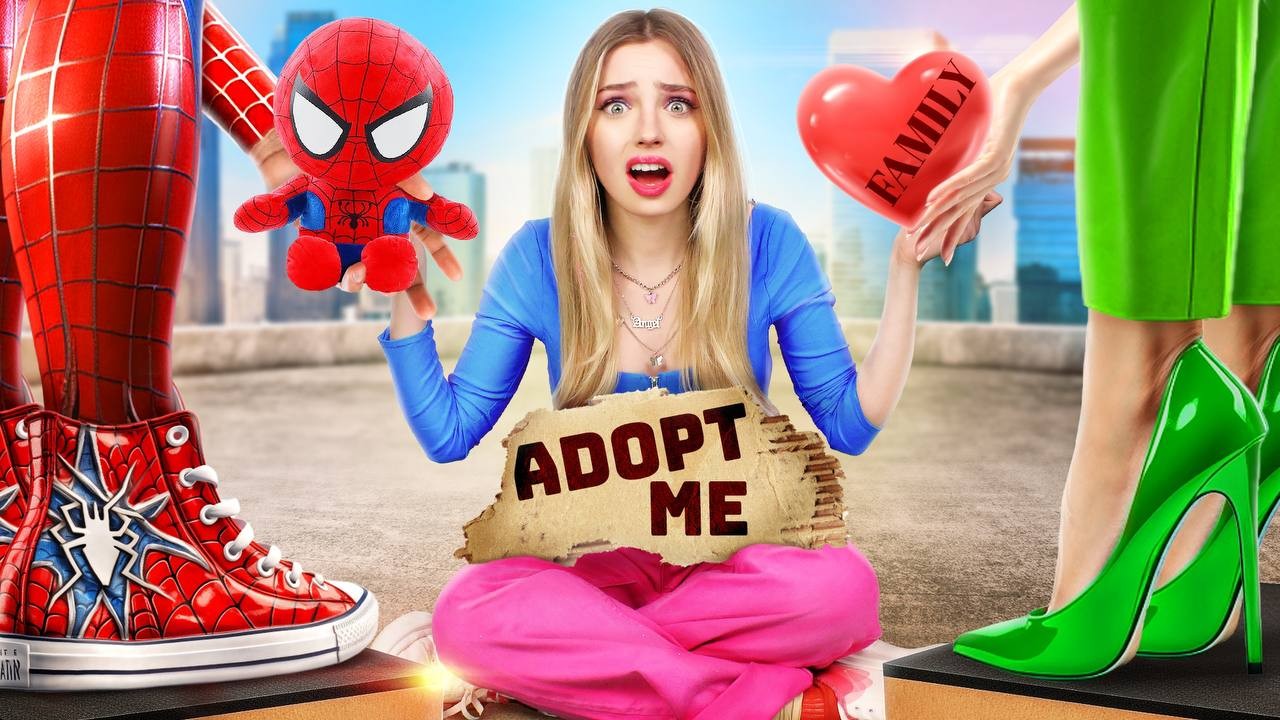 Fui Adotada Pelo Homem Aranha! Meu Papai é Um Super-Herói - YouTube