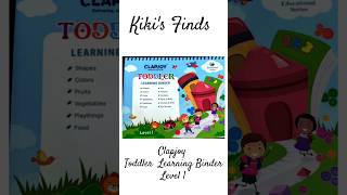 Clapjoy toddler Learning Binder review #viral #babytoys #clapjoy #Momlife #toddler #viralshorts