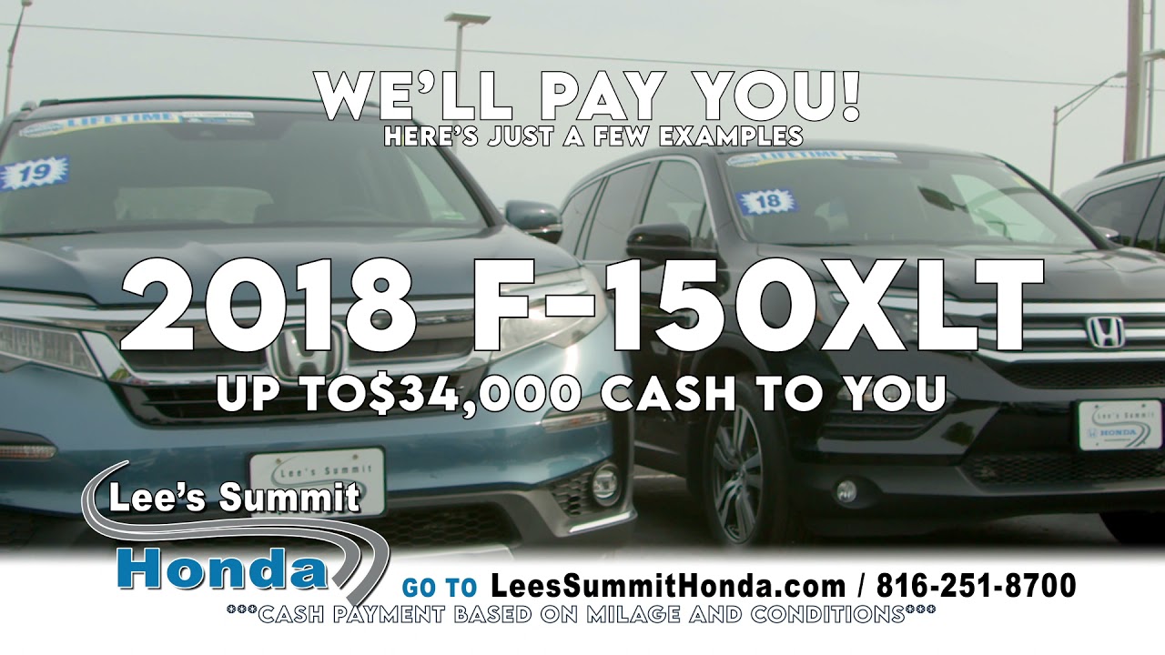 We'll Buy Your Car! Lee's Summit Honda YouTube