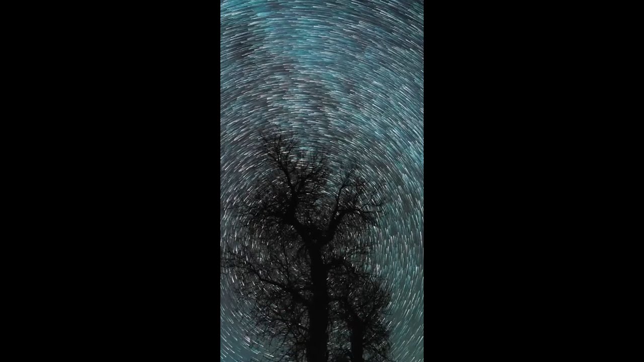 Starry sky in Kashgar, China's Xinjiang