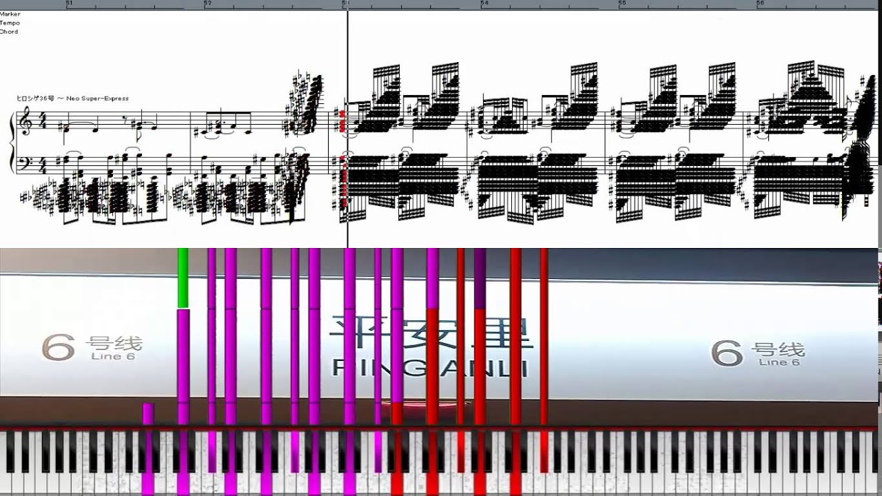 [Black MIDI]Black Score Touhou Hiroshige No.36 Neo