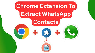 Extract  All WhatsApp Contacts Details With Chrome Extension || Download WhatsApp Contacts