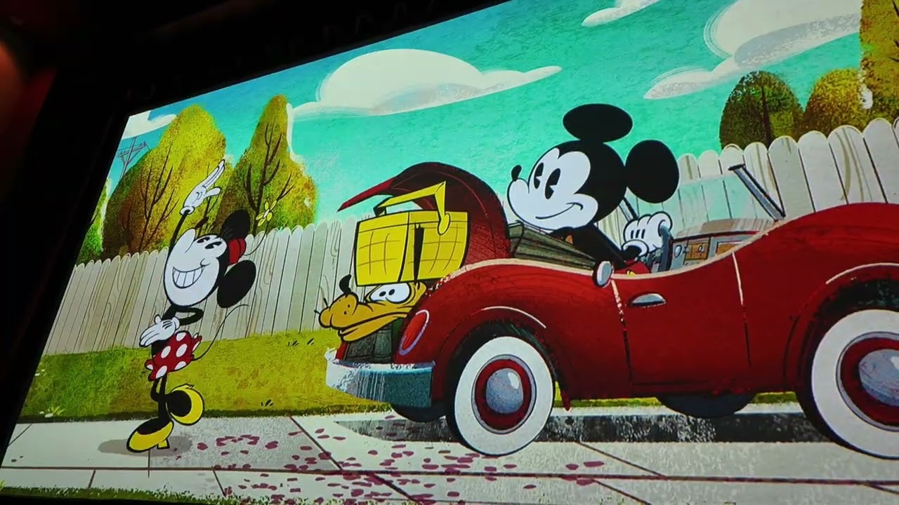 Quick trip to @Disney Hollywood studios for lunch and ride mickey and minnies runaway railway.