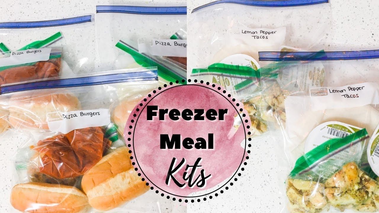 Freezer Meal Kits | Tacos & Burgers - YouTube