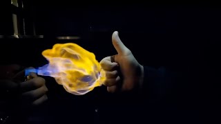 Aerosol Flamethrower Slow Motion 960-7650 fps