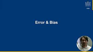 Module 1B -  Error and Bias