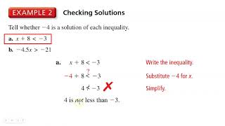 Algebra Unit 6 Inequalities