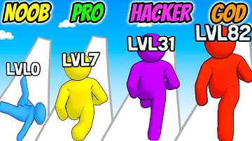 Level Up Man - NOOB vs PRO vs HACKER vs GOD