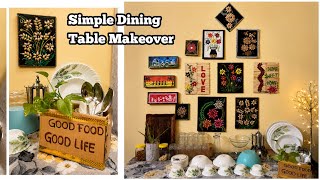 Celebrity Dining Table Decoration Ideas | Simple & Elegant Setup/Dining Table Makeover Wealth