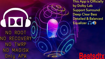 Install Dolby Atmos on any android without root and custom recovery
