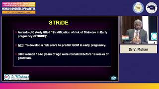 World Congress of Diabetes 2025 | Dr. V. Mohan | Day 2 | DASG Hall