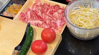 #西山食堂〜すき焼き肉でビビンバをしてみよう〜