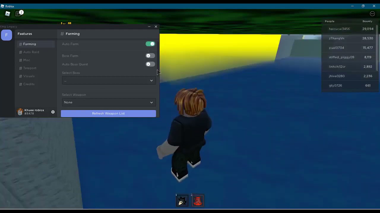 [New] Roblox King Legacy Script/Hack (New GUIS) : Auto Farm, Max Stats, Free Devil Fruit, And More)