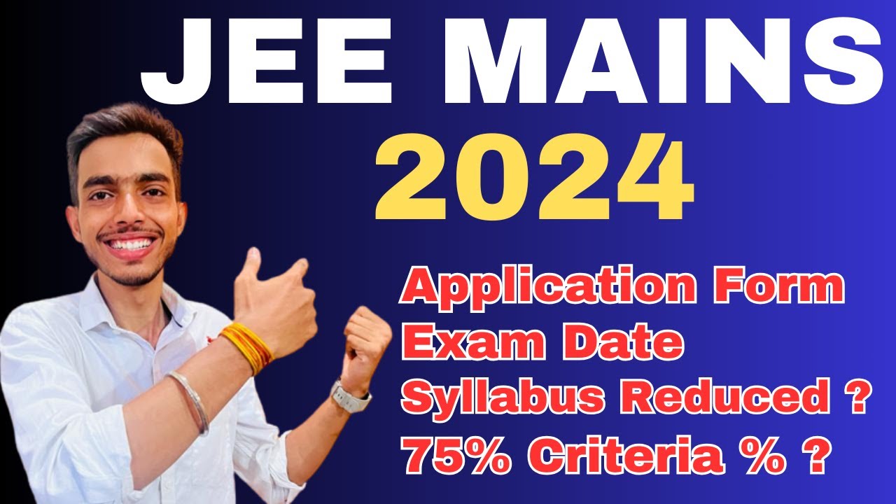 jee mains 2024 | jee mains 2024 date | jee mains 2024 strategy - YouTube