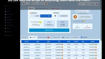 Free Bot Bitsler Bitcoin Trick