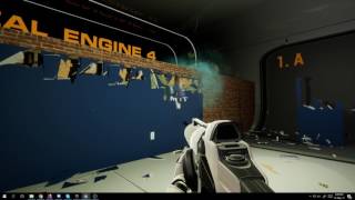 UE4 VFX: Real time destruction and physical materials demonstration