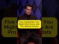 5 Celebrities You Might Not Know Are Pro Martial Artists #celebrity #hollywood #martialarts #shorts