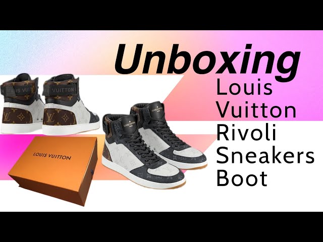 LOUIS VUITTON Rivoli Hi Top Sneaker Boots 10 - More Than You Can