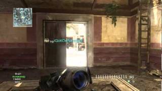 MW3 - Random Quick Scope through a Door
