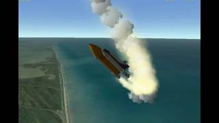 Disasterous Launch of Space Shuttle Atlantis in ORBITER 2010
