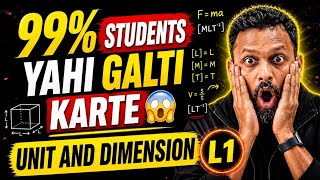 Unit and dimensions L1 || class 11 NEET2027 | New batches 