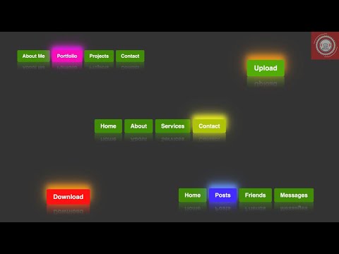 🔥 Learn How to Create Glowing Reflective Buttons with CSS! 💡