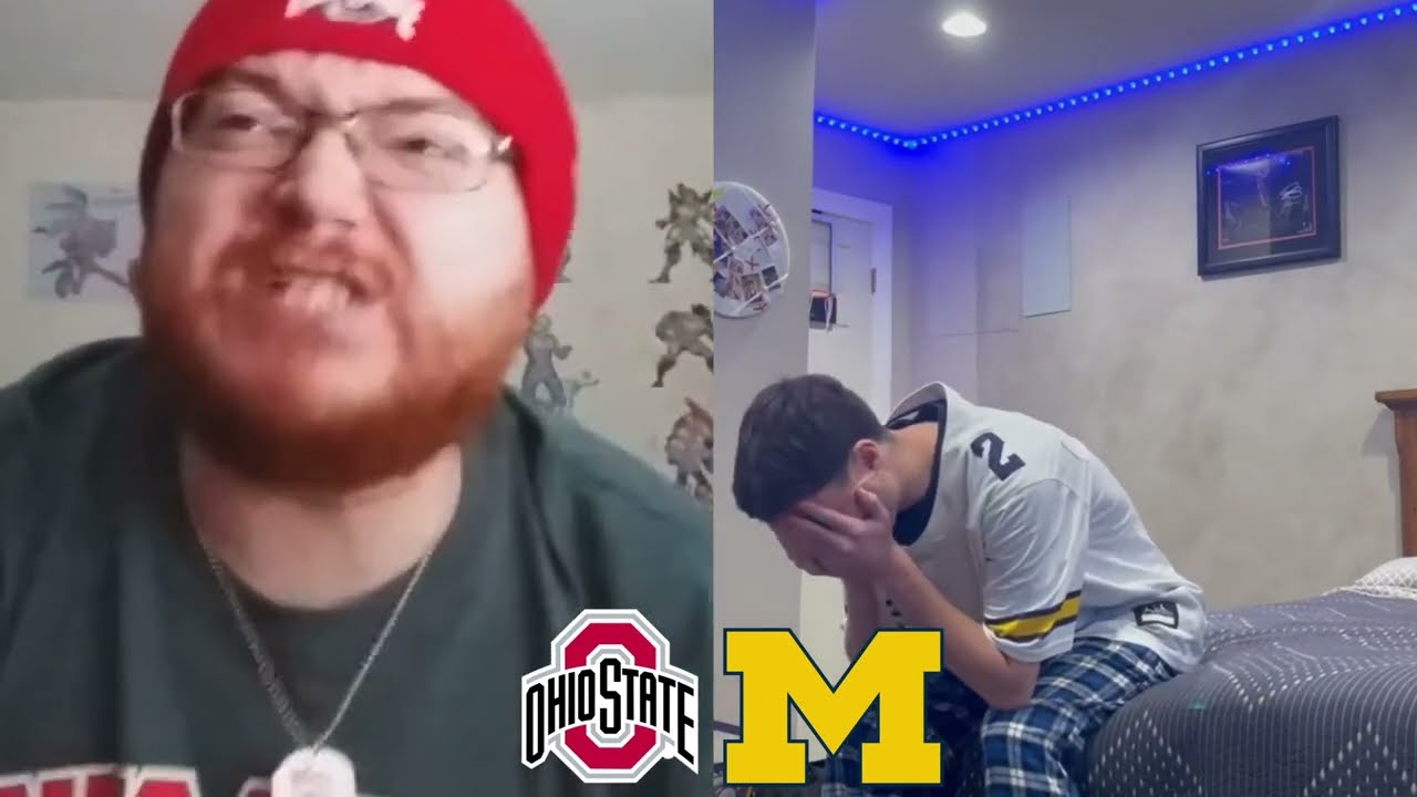 Ohio State Fan VS Michigan Fan Reaction to "The Game" 11/30/24