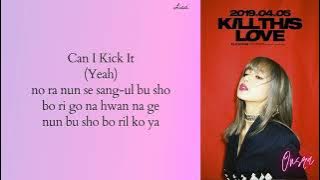 Blackpink - Kick İt (Easy Lyrics) (Karaoke)