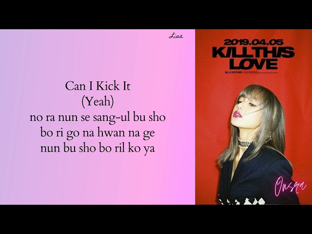 Blackpink - Kick İt (Easy Lyrics) (Karaoke) class=