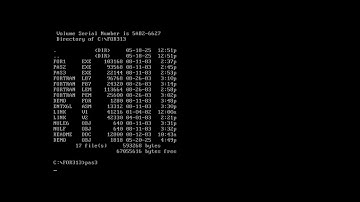 Microsoft FORTRAN Compiler Version 3.13 from 1983