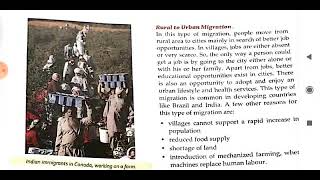 CLASS-VIII , GEOGRAPHY , CH-3[MIGRATION] (PART-1) ICSE