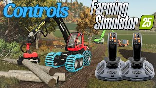 FS25 How To setup The Controls | Joysticks And Steering Wheel | Farming Simulator 25