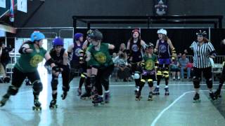 Toledo And Toronto Junior Roller Derby  Toledo Ohio May 2015 3 Min Edit