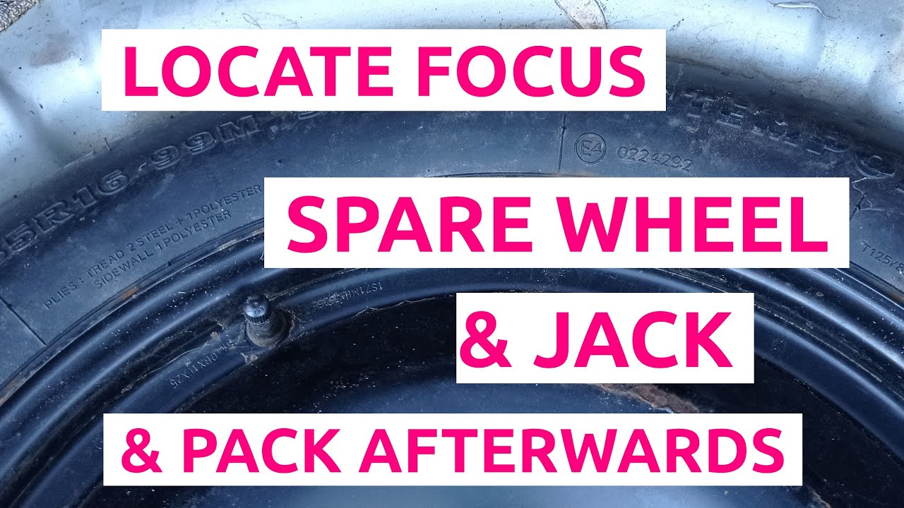 How To Locate Ford Focus Spare Tyre & Jack & Repack Afterwards - YouTube