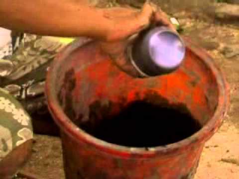 Cara Membuat Pot  Bunga  dari batu alam Bagian2 wmv YouTube