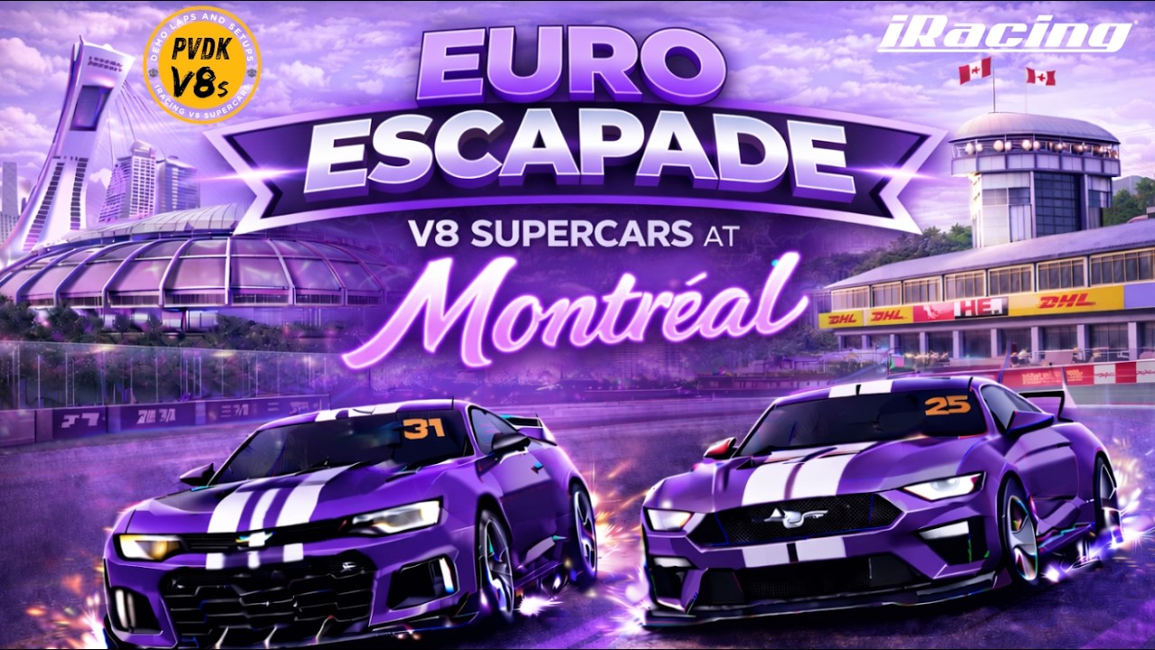 iRacing Supercars EURO SOF RACE at Montreal - ESCAPADE series