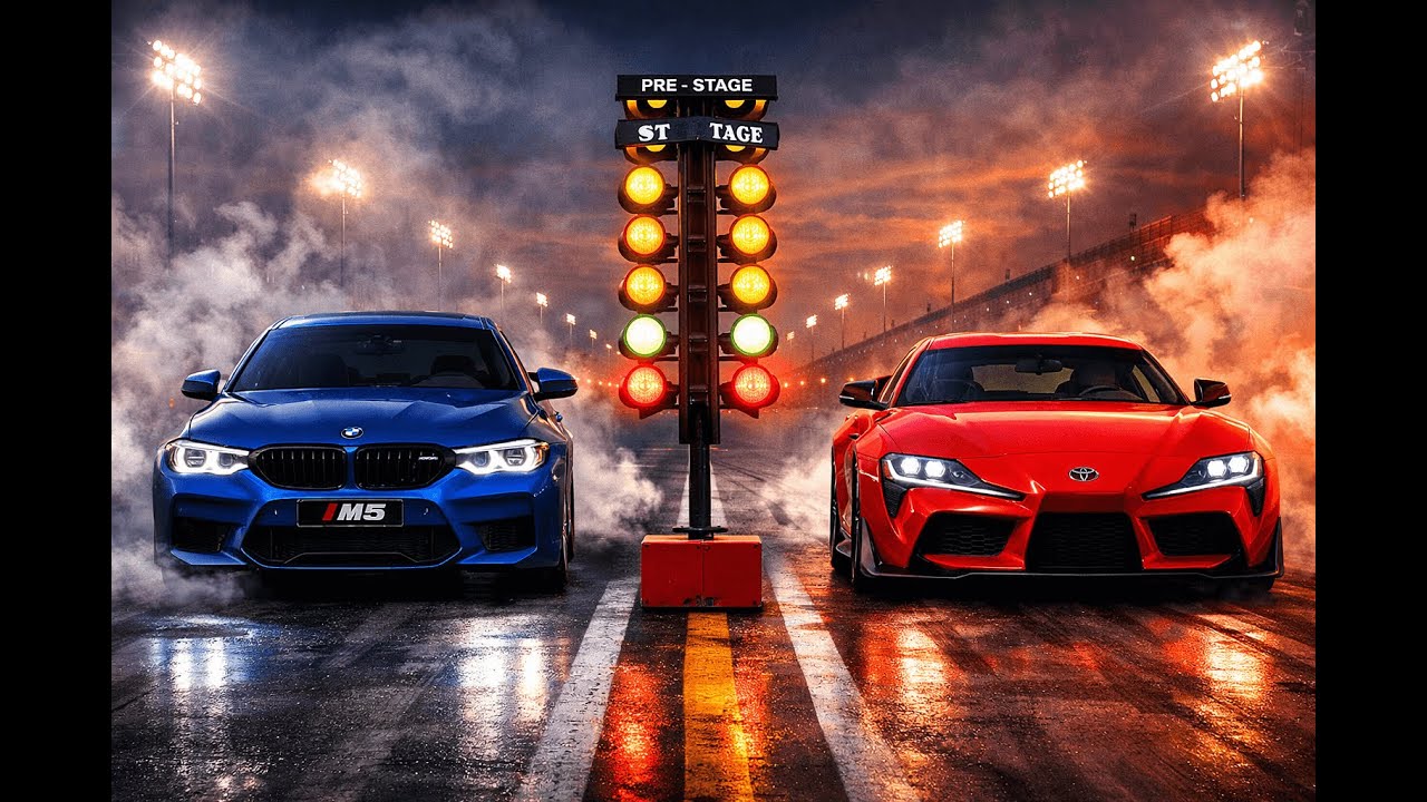 German Muscle vs JDM Legend 💥 Drag Race