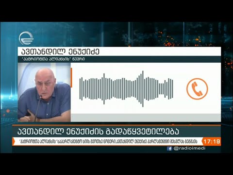 ავთანდილ ენუქიძე პარლამენტში შესვლას გეგმავს