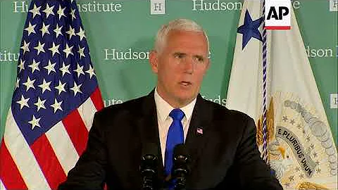Pence launches broadside against China's meddling