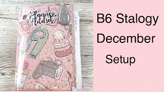 B6 Stalogy Plan with me || December Monthly set up & weekly pages 30-6 Dec 2020