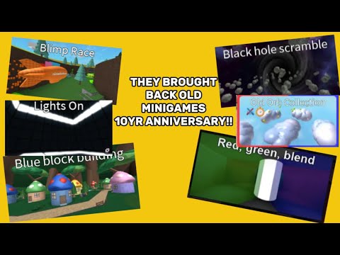OLD MINIGAMES BROUGHT BACK IN EPIC MINIGAMES!! 10YR ANNIVERSARY 🎂