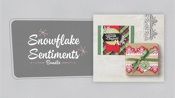 Snowflake Sentiments Bundle by Stampin