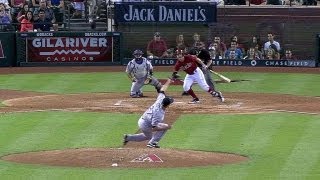 COL@ARI: Garland knocks down a liner for the out