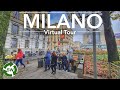 Walking in Milan from Piazza Del Rosario to Cadorna 2km tour November 26 2021 | 4K 60fps