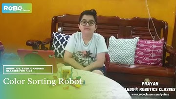 LEGO® SPIKE™ Prime color sorting robot by Prayan