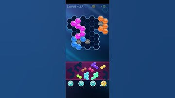 Block! Hexa Puzzle~HexaMage A block 9 to 11 levels~ level-37
