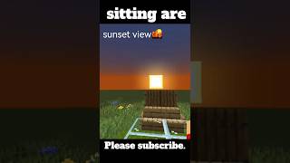 Minecraft Aesthetic: Mini Aquarium &amp; Sunset View 🌇 #Shorts