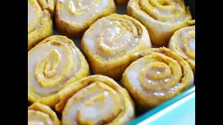 Easy Pumpkin Cinnamon Rolls